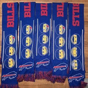 Buffalo BILLS NFL Winter Scarves Lot Of 5 BNWOT!